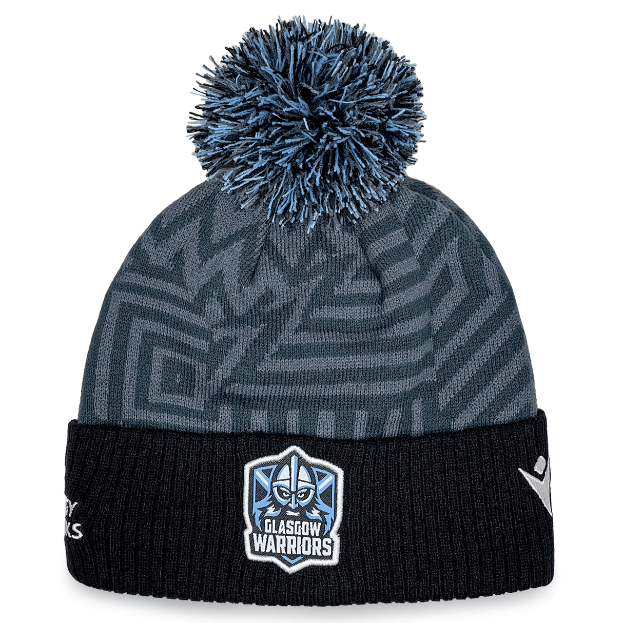 Glasgow Warriors Rugby Beanie 23 24 by Macron World Rugby Shop