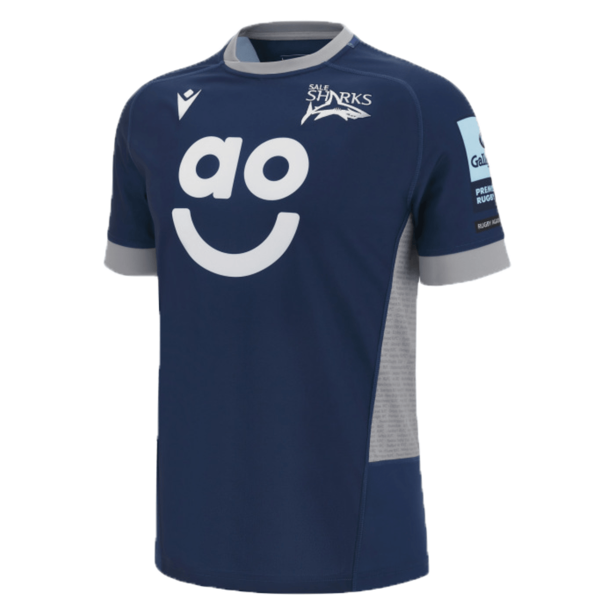 Sale Sharks Rugby Replica Home Jersey 23/24 by Macron World