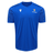 A blue Samoa Training Tee 23/24 by Macron with an embroidered logo on the front.