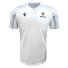 A white Samoa Training Tee 23/24 by Macron with the Wales logo on it.