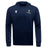 Navy blue lightweight polyester Samoa Travel Hoodie 23/24 with the Manu Samoa team emblem and a Macron sportswear logo.