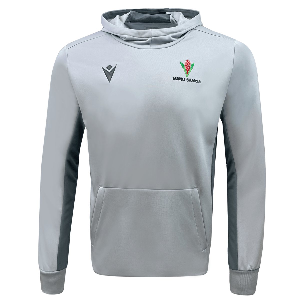 This Macron Samoa Travel Hoodie 23/24 is stylish and durable, perfect for all your travel adventures. Its grey color adds a touch of sophistication, while the prominent Wales logo showcases your love for the team.