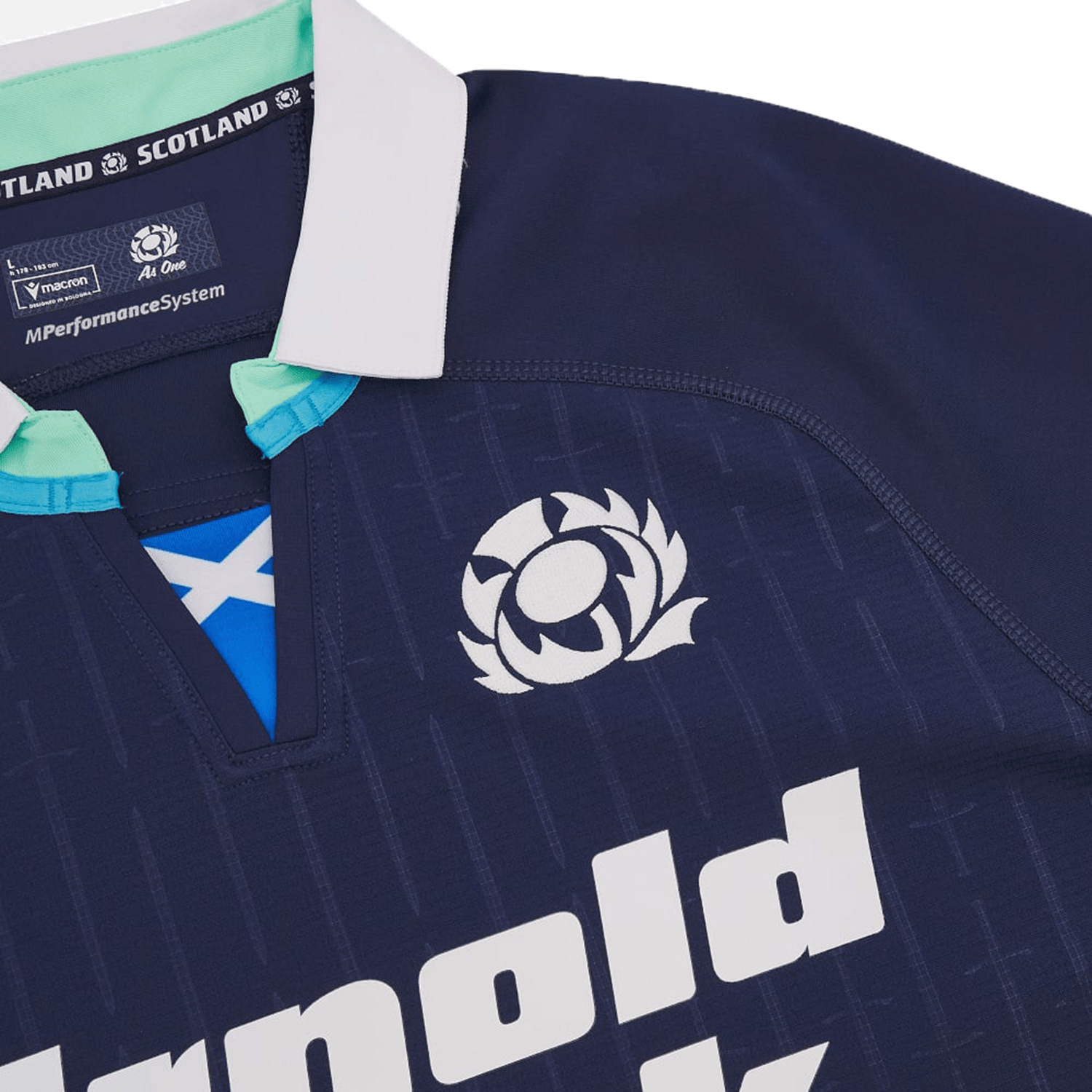 Scotland Rugby 2024/25 home short sleeve cotton shirt | The