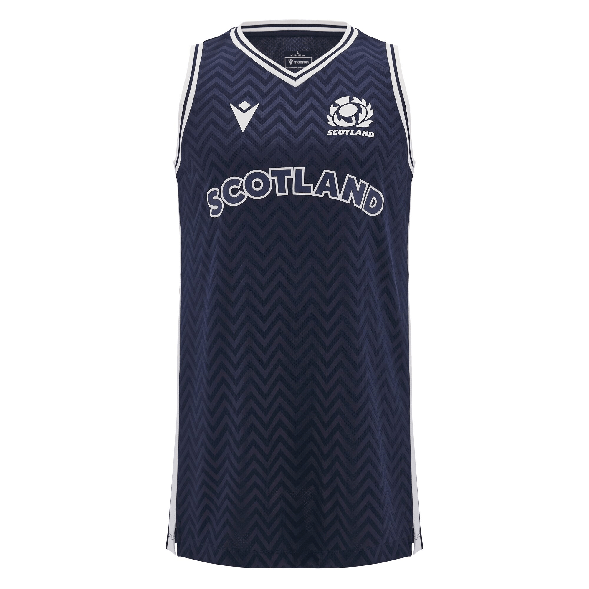 Scotland Macron マクロン Singlet - ⁄ by Basketball S singlet Navy