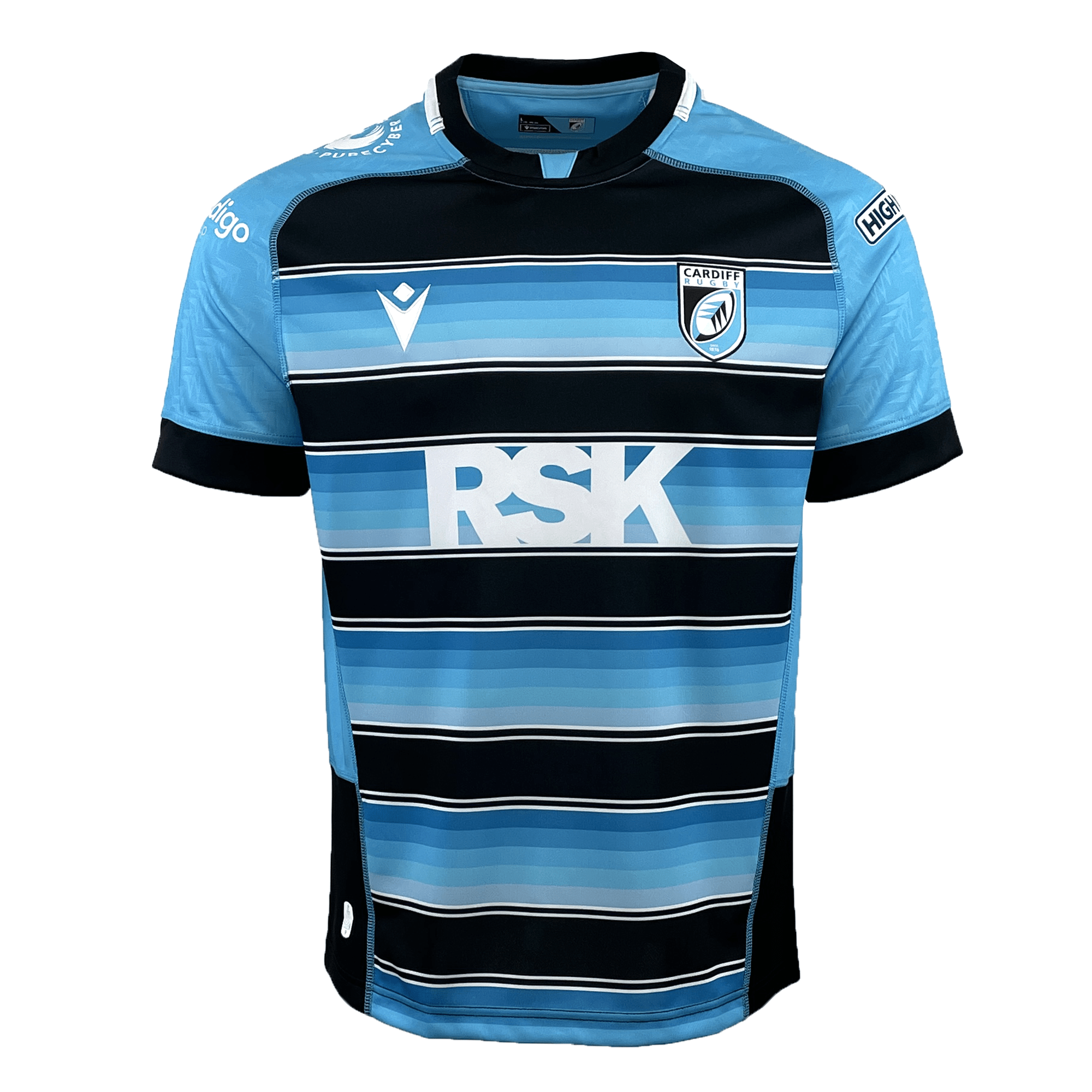 Cardiff Blues Rugby Replica Home Jersey 23/24 by Macron