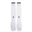 The USA Rugby 24/25 Replica Away Socks by Macron feature red and black stripes, a small front logo, and are perfect for fans or replica wear.
