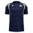 Introducing the Scotland SRU 26/27 Player Training Shirt by Macron—this navy blue rugby jersey features light yellow accents, a striking geometric pattern, and the team logo on the chest. Expertly crafted for both fans and athletes, this official Macron training shirt combines classic Scottish Rugby tradition with high-performance comfort, perfect whether you're cheering from the stands or hitting the training field.