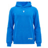 Show your support for Scottish Rugby with the official Scotland SRU 26/27 Leisure Hoodie by Macron. This vibrant blue hoodie features a white "Scotland Rugby" logo on the front pocket and a small white emblem on the chest, making it a perfect choice for any fan.