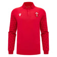 Show your passion for Welsh rugby with the Wales WRU 26/27 Classic Long Sleeve Home Jersey by Macron. This red long-sleeve jersey features a traditional collar, plus the Welsh Rugby Union (WRU) and Macron logos on the chest—an authentic choice for dedicated Wales supporters.