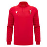 Show your passion for Welsh rugby with the Wales WRU 26/27 Classic Long Sleeve Home Jersey by Macron. This red long-sleeve jersey features a traditional collar, plus the Welsh Rugby Union (WRU) and Macron logos on the chest—an authentic choice for dedicated Wales supporters.