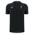 Show your Welsh pride in the Wales WRU 26/27 Travel Poly/Cotton T-Shirt by Macron. Featuring a black short-sleeve design, this official top from the WRU travel collection sports white logos on the chest—including the iconic Welsh Rugby Union emblem and a stylized “M” for Macron—blending comfort with unmistakable team spirit.