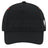 The Wales WRU 26/27 Baseball Cap by Macron is a black cap with raised black “CYMRU” text on the front, featuring a white Macron logo on the right side and two small red accents near the top seams.