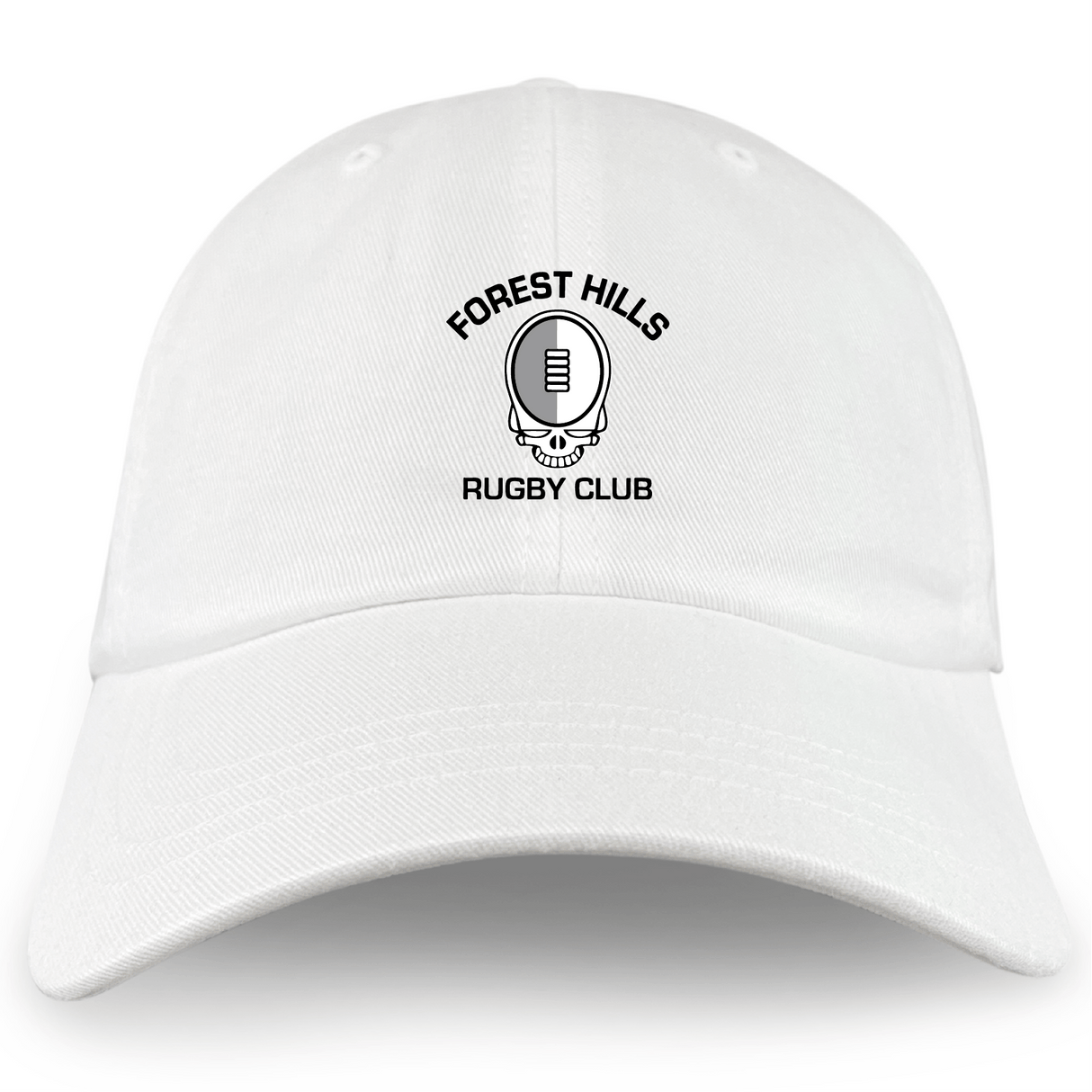 Forest Hills Rugby Adult Low-Profile Cotton Twill Dad Cap