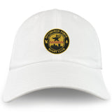 The EMB S&S Activewear Pittsburgh Forge Adult Low-Profile Cotton Twill Dad Cap features the club logo embroidered on the front center.