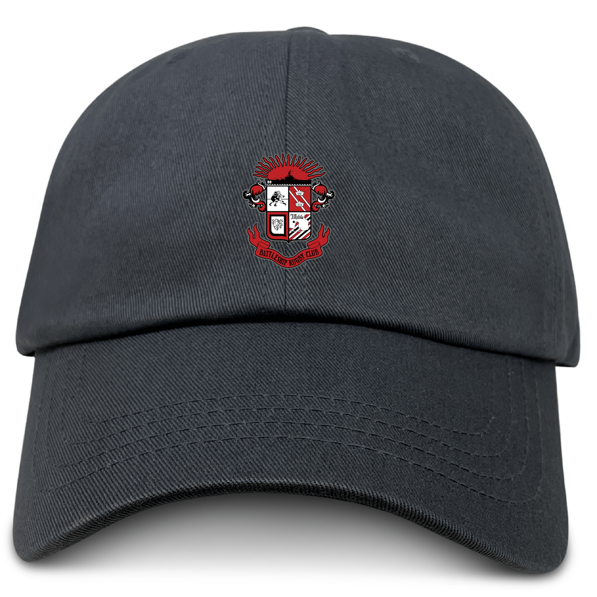 Battleship Rugby Club Adult Low-Profile Cotton Twill Dad Cap