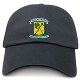 The EMB S&S Activewear Blackthorn RFC Adult Low-Profile Cotton Twill Dad Cap features embroidered "Blackthorn Football Rugby Club" branding with a shamrock and blackthorn stick crest.