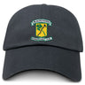 The EMB S&S Activewear Blackthorn RFC Adult Low-Profile Cotton Twill Dad Cap features embroidered "Blackthorn Football Rugby Club" branding with a shamrock and blackthorn stick crest.