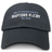 The EMB S&S Activewear South Orange County Raptors Adult Low-Profile Cotton Twill Dad Cap is a black dad cap with white embroidered text on the front that reads “South Orange County Raptors Rugby Est. 2005.”.