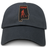 An Aging Alabama Rugby Players Adult Low-Profile Cotton Twill Dad Cap by EMB S&S Activewear featuring a graphic of the state of Alabama with a red grim reaper figure and the text “HARD” inside.