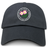 The Society of Iowa Rugby Referees Adult Low-Profile Cotton Twill Dad Cap by EMB S&S Activewear is a black hat made from durable cotton twill, highlighted by an embroidered circular patch showcasing pink flowers and the text “Society of Iowa Rugby Referees S.I.R.R.” for distinctive team branding.