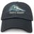 Dark navy cotton twill University of New Hampshire Adult Low-Profile Cotton Twill Dad Cap embroidered with a wildcat mascot and the words “MEN’S RUGBY.”