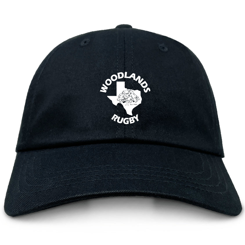 Woodlands Rugby Adult Low-Profile Cotton Twill Dad Cap
