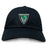 The Birmingham Rugby Adult Low-Profile Cotton Twill Dad Cap by EMB S&S Activewear features embroidered team branding, a "Birmingham Rugby" patch, green accents, lightning bolts, and "EST 1967" text on the front.