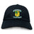The EMB S&S Activewear Blackthorn RFC Adult Low-Profile Cotton Twill Dad Cap features embroidered team branding with a shamrock and hurling stick emblem on the front.
