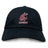 The EMB S&S Activewear Washington State University Adult Low-Profile Cotton Twill Dad Cap is black with an embroidered maroon and white cougar head logo and "RUGBY" below.