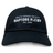 Introducing the South Orange County Raptors Adult Low-Profile Cotton Twill Dad Cap by EMB S&S Activewear—a classic black cap featuring white embroidered “South Orange County Raptors Rugby Est. 2005” team branding on the front.
