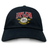 The EMB S&S Activewear RVA T.R.C. Adult Low-Profile Cotton Twill Dad Cap is crafted from black cotton twill and showcases “RVA” in bold red letters, an embroidered rugby ball graphic, and “T.R.C. Richmond, VA” text on the front for standout team branding.