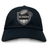 Black cotton twill ICRON Adult Low-Profile Cotton Twill Dad Cap featuring an embroidered shield emblem with a football icon and the word “ICRON.”