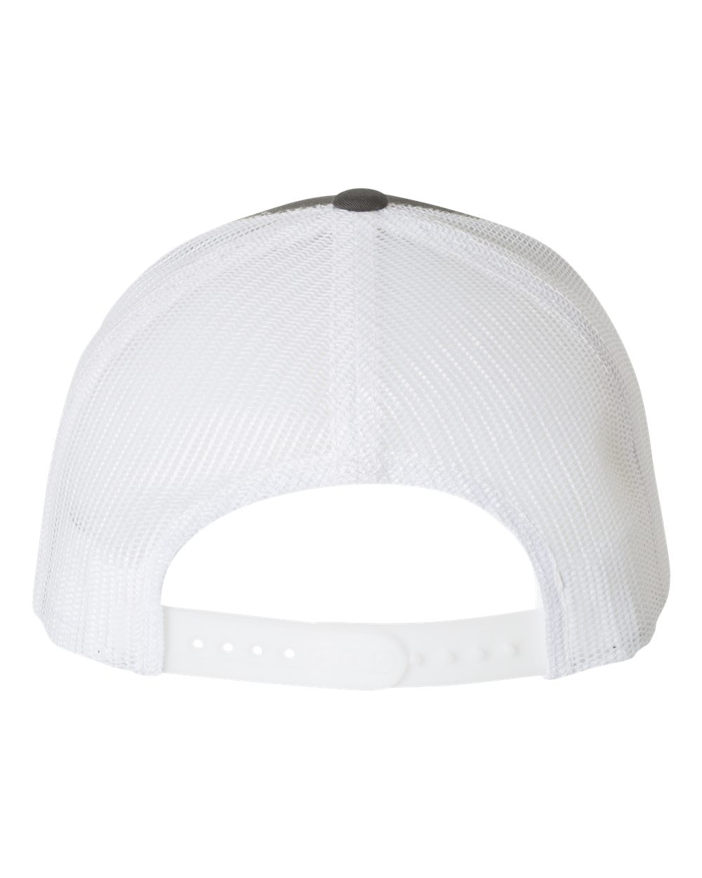 Back view of the USA Rugby Bronze Retro Trucker Cap by EMB S&S Activewear, featuring white mesh and an adjustable snapback—ideal for a stylish USA Rugby look.