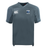 The Christian Brothers Academy Rugby Vapodri Evader Jersey by EMB Canterbury in gray displays the "CBA Rugby" logo on the chest and the Canterbury logo on the upper left, featuring advanced moisture-wicking technology for enhanced comfort during play.
