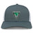 The Birmingham Rugby Retro Trucker Cap by EMB S&S Activewear features a green and black "Birmingham Rugby Est 1967" embroidered front, gray and white design, mesh panels for breathability, and an adjustable snapback closure.