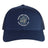 The Georgetown University RFC Retro Trucker Cap by EMB S&S Activewear features an embroidered bulldog logo on the front and a snapback closure for an adjustable fit.