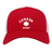 Show your support in classic Canadian style with the Nations of Rugby Canada Rugby Retro Trucker Cap by EMB S&S Activewear—a red and white polyester cotton cap featuring "CANADA RUGBY" and a maple leaf on the front.