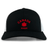 The EMB S&S Activewear Nations of Rugby Canada Rugby Retro Trucker Cap is a black and white cap with "Canada Rugby" and a red maple leaf on the front, made from a comfy polyester-cotton blend.