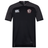 The Liberty Lake Warriors Vapodri Evader Jersey by EMB Canterbury is a black rugby jersey with short sleeves, featuring the white Canterbury logo on the right and a rugby club crest on the left. It is designed with moisture-wicking Vapodri technology to keep you dry and comfortable both on and off the field.