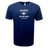The WRS LAT Navy Blue France 6 Nations 2025 Champs Supersoft Tee showcases a white rooster and "France Champions Six Nations 2025", ideal for rugby fans.