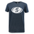 The Stormers Supersoft T-shirt by WRS LAT is a navy blue tee featuring a white oval logo with the word "STORMERS" and a stylized "S" in the center, perfect for rugby fans. This lightweight shirt keeps you comfortable while showing your team pride, making it an ideal choice for South Africa Stormers supporters.