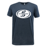 The Stormers Supersoft T-shirt by WRS LAT is a navy blue tee featuring a white oval logo with the word "STORMERS" and a stylized "S" in the center, perfect for rugby fans. This lightweight shirt keeps you comfortable while showing your team pride, making it an ideal choice for South Africa Stormers supporters.