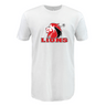 A white Lions Rugby Supersoft T-shirt with the WRS LAT logo on it.