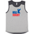 The WRS LAT USA Rugby Throwback Contrast Tank Top has an eagle on it.