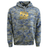 The USA Rugby 50th Anniversary Camo Edition Fleece Hoodie by WRS LAT showcases a gold "50 USA Rugby" logo on the chest, honoring its 50th anniversary.