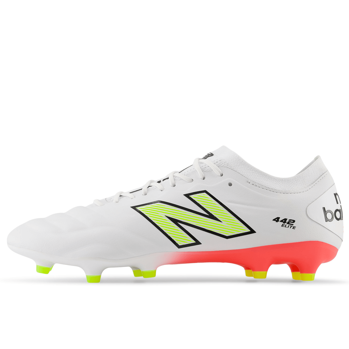 New Balance 442 v2 Elite Rugby Cleat - Firm Ground Boot - White New Balance 442 v2 Elite Rugby Cleat - Firm Ground Boot - White