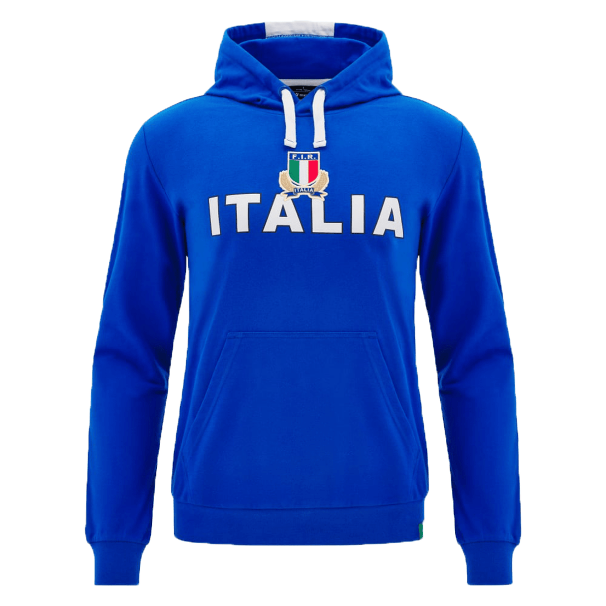 Italy Classic Cotton Hoodie 24/25 by Macron / World Rugby Shop Italy Classic Cotton Hoodie 24/25 by Macron / World Rugby Shop