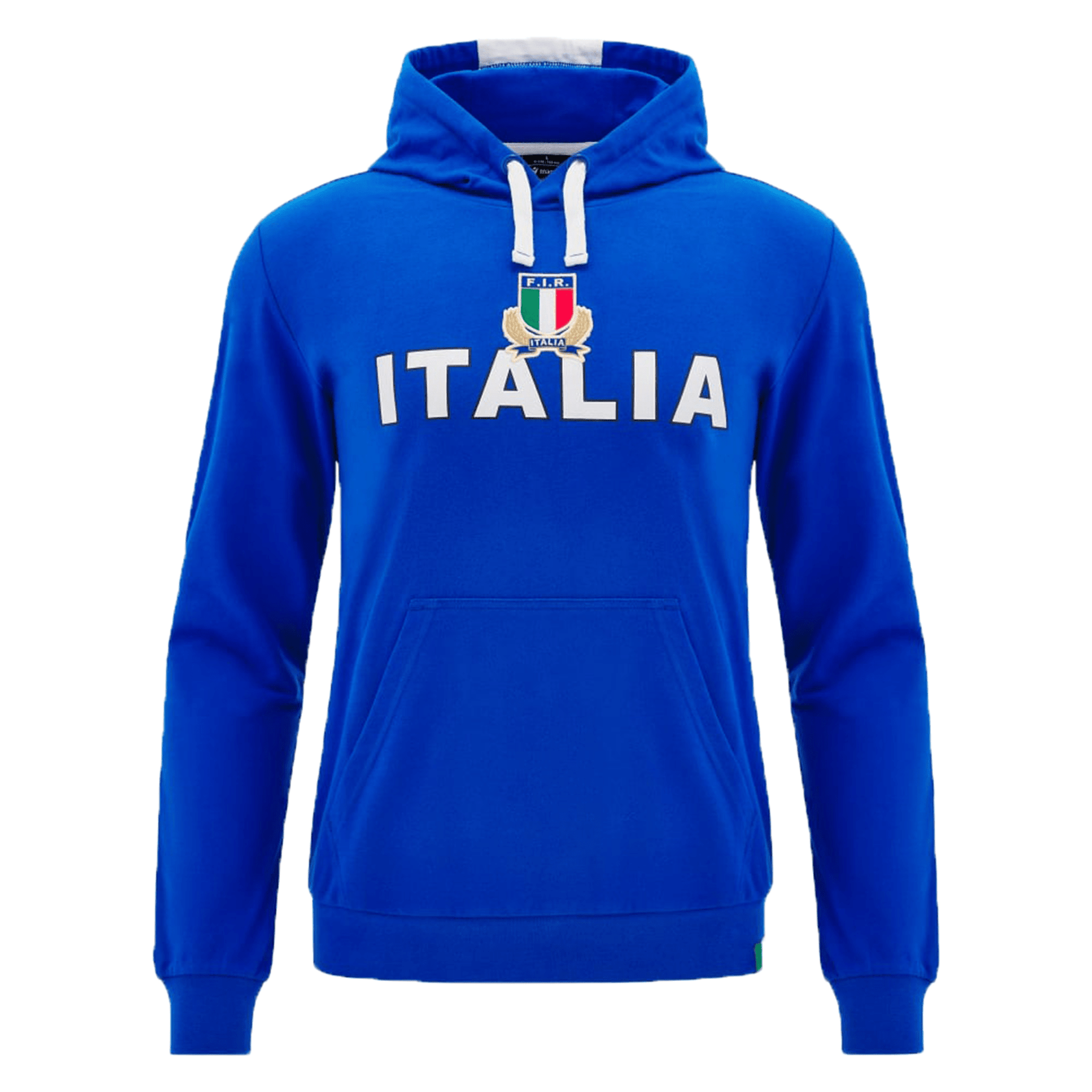 Italy Classic Cotton Hoodie 24/25 by Macron / World Rugby Shop Italy Classic Cotton Hoodie 24/25 by Macron / World Rugby Shop
