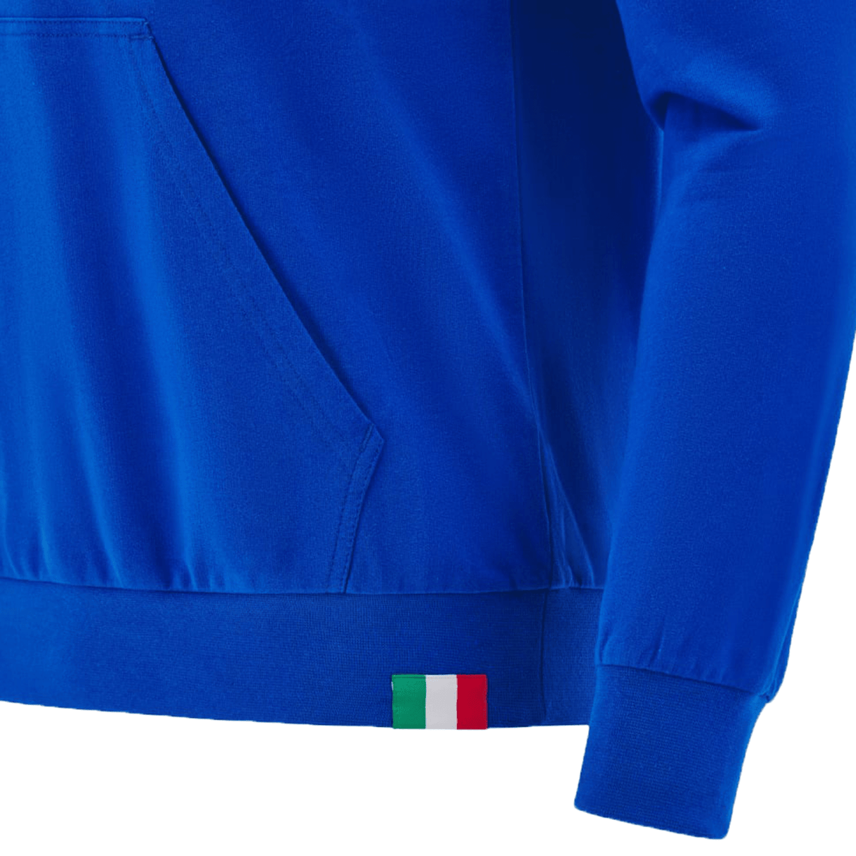 Italy Classic Cotton Hoodie 24/25 by Macron / World Rugby Shop Italy Classic Cotton Hoodie 24/25 by Macron / World Rugby Shop