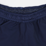 Close-up of the waistband on USA Rugby 25/26 Matchday Home Shorts by Macron, showing an elastic band with an inner wavy silicone grip.